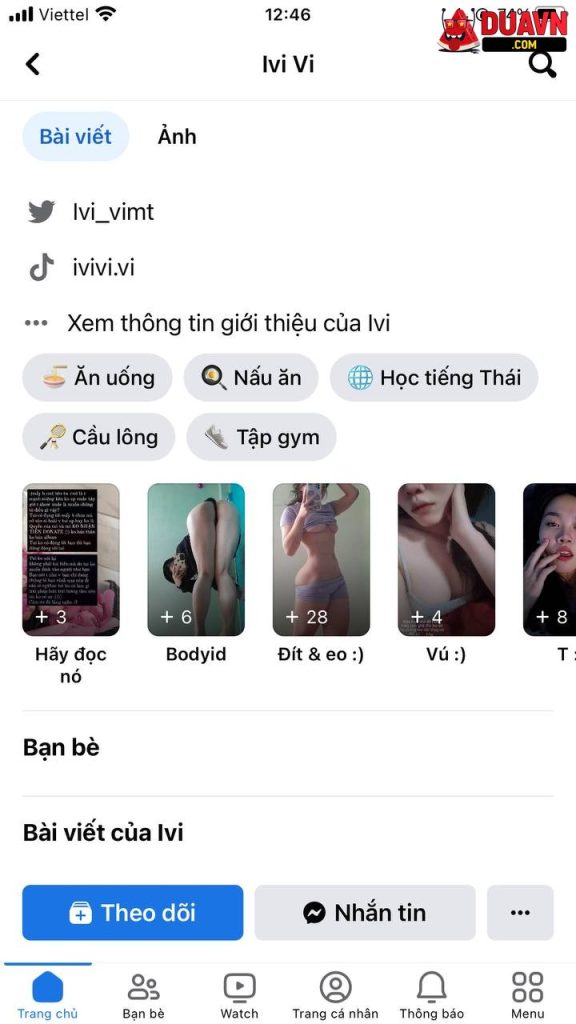 Ivy Vi – Gái ngon mình dây lộ clip nóng với bạn trai