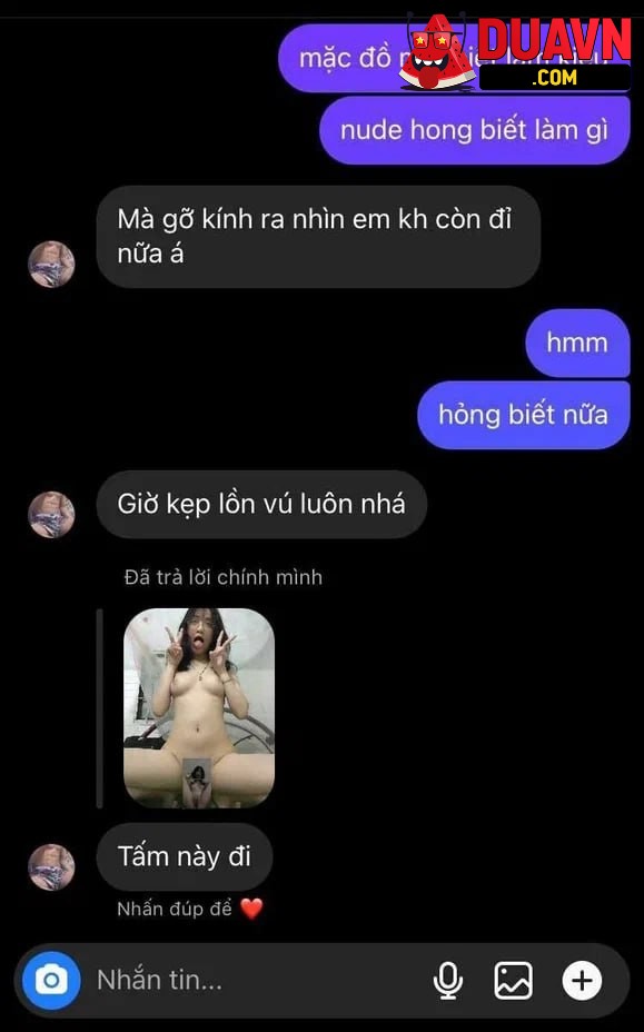 Em Bình lộ ảnh + clip nóng với bạn trai – Hàng họ cực phẩm
