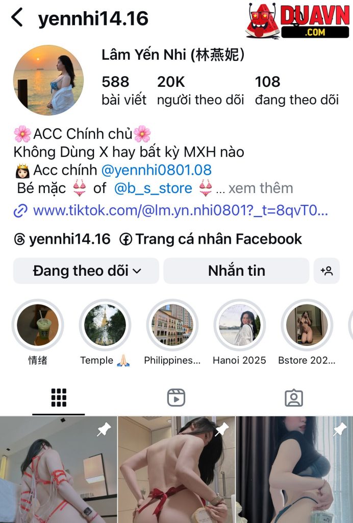 Lâm Yến Nhi – Mẫu nội y siêu nuột