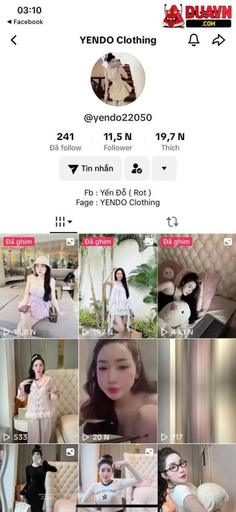 Yến Đỗ – Chủ shop đồ ngủ lộ clip bú cu địt nhau