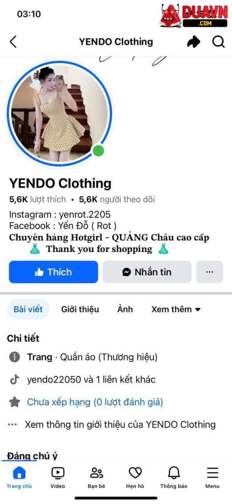 Yến Đỗ – Chủ shop đồ ngủ lộ clip bú cu địt nhau