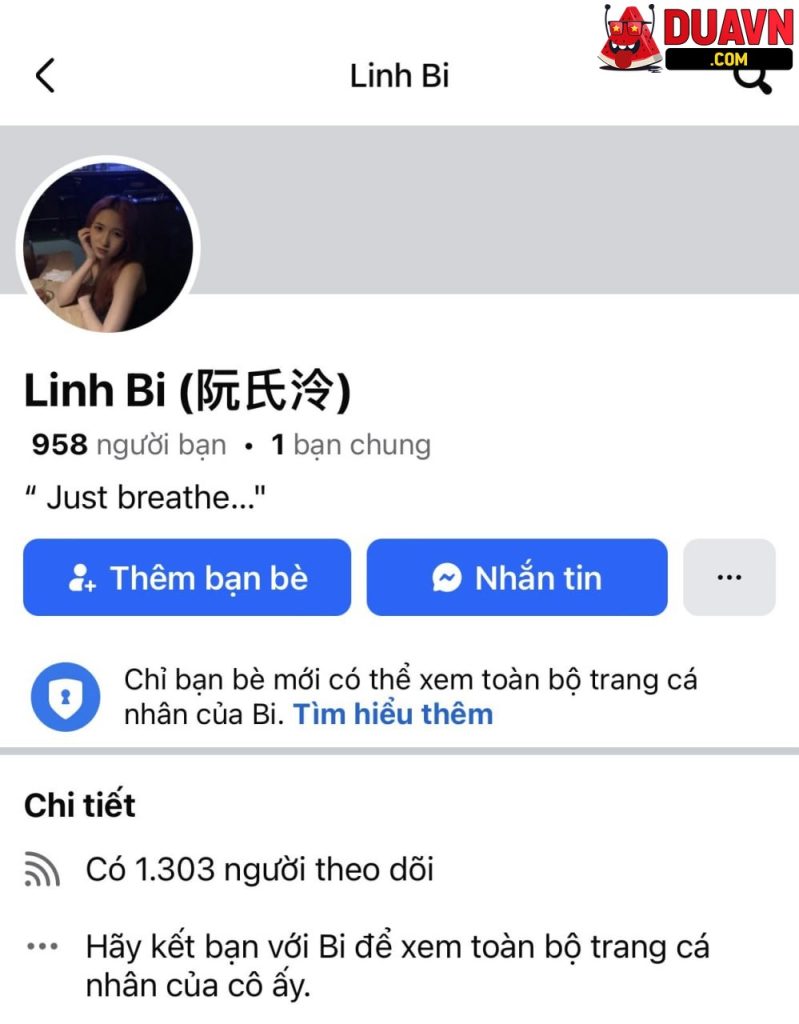 Linh Bi – Em gái trẻ bị lộ ảnh nóng
