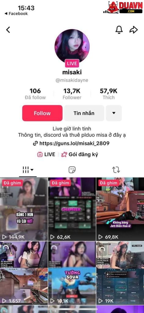 Tiktoker Huyền Trang (Misaki) lộ clip call sex