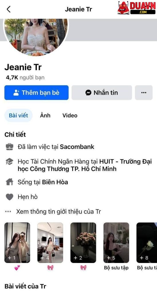 Jeanie Tr – Hotgirl mông to lộ clip bú cu doggy với bạn trai