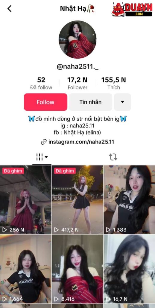 Nhật Hạ IG – Em gái với độ dâm vô đối