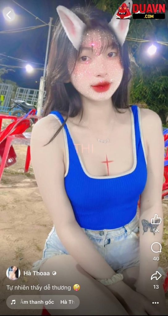 Em Hà Thoa lộ full clip