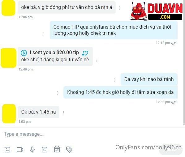 holly96.tn – Em xinh dâm leak OnlyFans