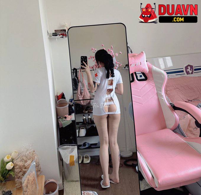 Em Hà Thoa lộ full clip