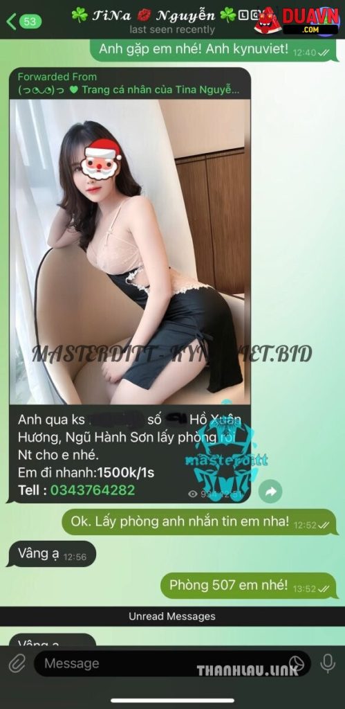 Tina Nguyễn – Gái gọi cao cấp lộ clip quay lén