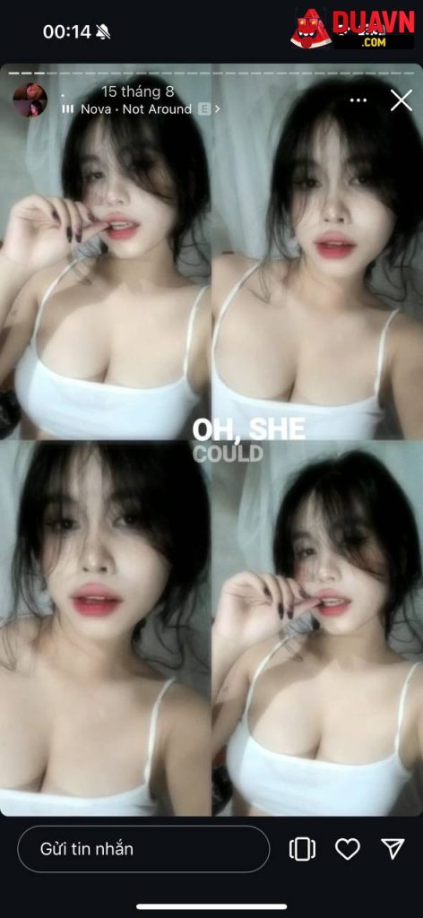 Em gái vùng cao da trắng vú to