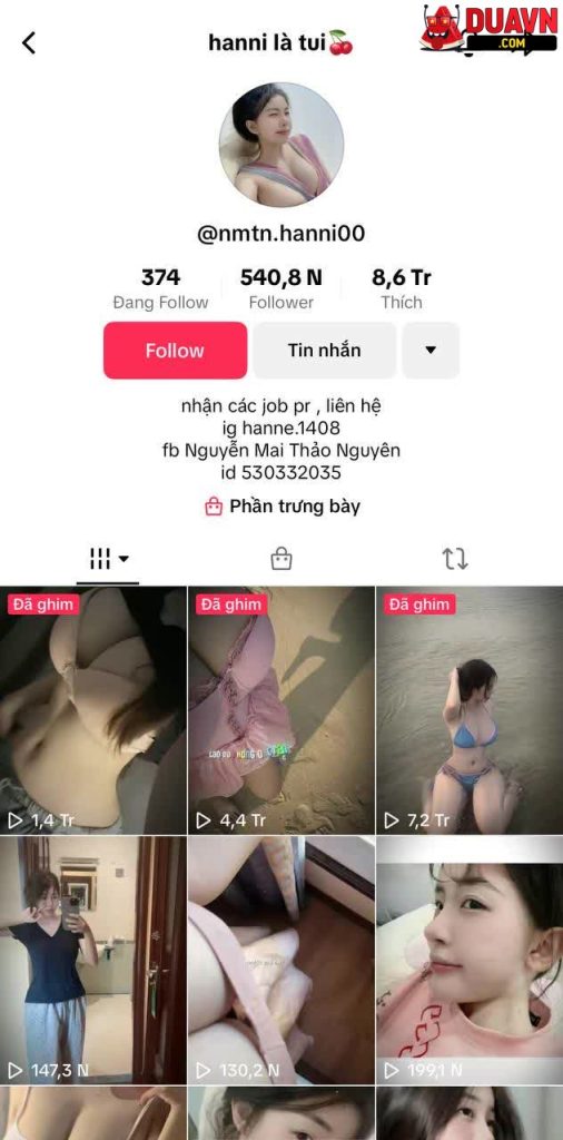 Thảo Nguyên – nmtn.hanni00 – Gái Việt body chất lượng cao