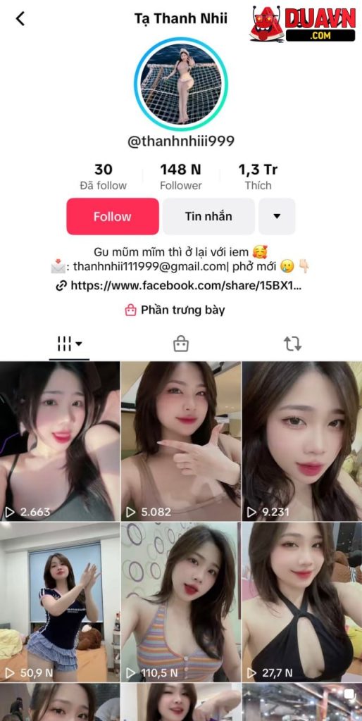 Tạ Thanh Nhi Tiktoker – Chubby siêu ngon vú to đít bự lồn không lông